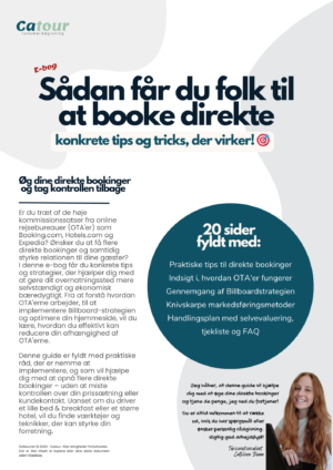 Miniguide: "Sådan får du folk til at booke direkte"